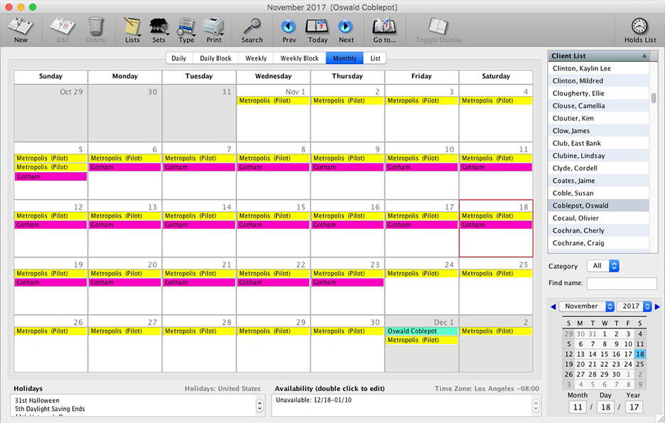 Calendars