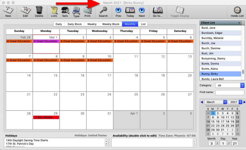 How to Navigate the iE Calendar inEntertainment